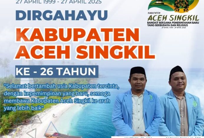 HUT Aceh Singkil ke 26, BKPRMI Aceh Singkil harapkan Pemkab Wujudkan Program Aceh Singkil Berjamaah