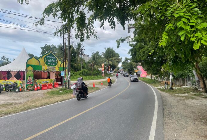 Volume Arus Balik Lintas Barat Aceh Besar Mulai Menurun dan Lancar