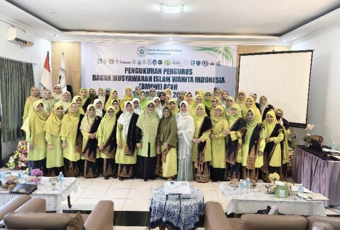 Pengurus BMIWI Aceh Periode 2025 – 2030 Dikukuhkan