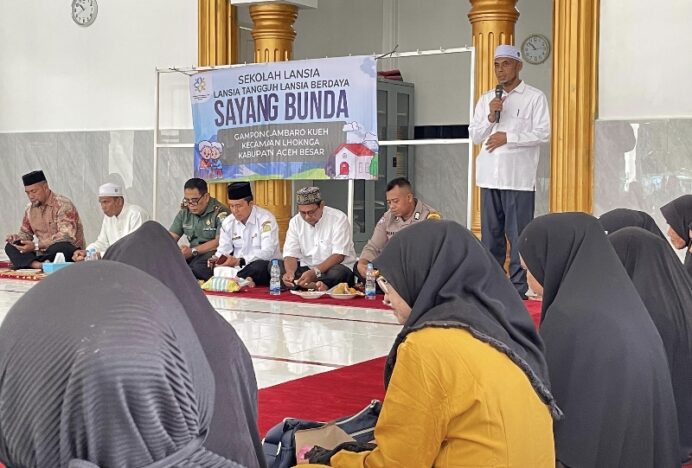 Pemkab Aceh Besar Luncurkan Sekolah Lansia di Lambaro Kueh