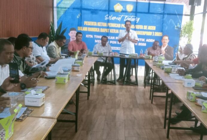 Rakerprov PASI Aceh Tetapkan Pra PORA dan Nomor Perlombaan