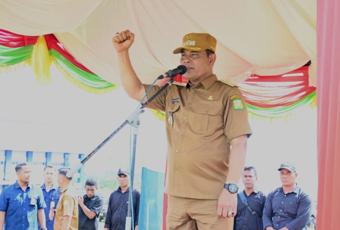 Satukan Kekuatan Bangun Aceh Besar, Syech Muharram Beri Instruksi Pada Apel Imum Mukim dan Keuchik Se-Aceh Besar