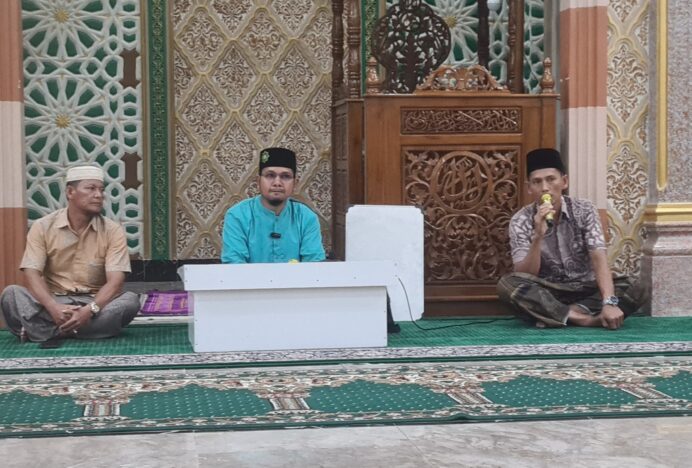 Tim Klinik Al Fatihah BKPRMI Aceh Singkil Kunjungi Masjid Al Ikhlas Pandan Sari Kecamatan Simpang Kanan
