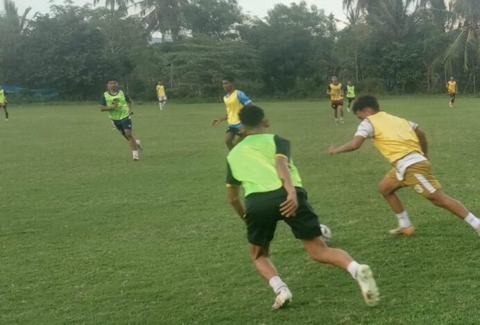 Latihan Hari Kedua Tim Pra PORA Aceh Besar, Pelatih Pantau Perkembangan Pemain