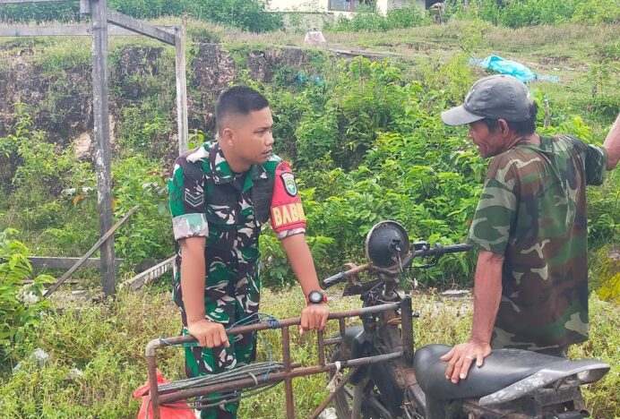Warga Diajak Waspada, Babinsa Sampaikan Pentingnya Lapor Cepat Jika Ada Pendatang Mencurigakan