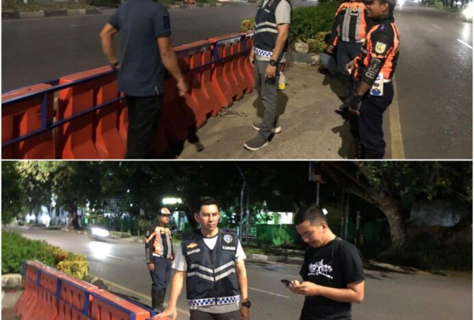 Cegah Kecelakaan, Dishub Banda Aceh Tambah Besi Pengaman pada Water Barrier
