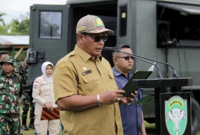 Plt Sekda Aceh Besar Jadi Irup dalam Pembukaan TMMD ke-124 Kodim 0101/KBA