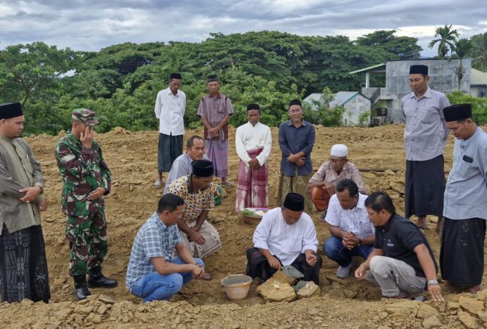 Masyarakat Data Gaseu Kota Jantho Ucapkan Terima Kasih kepada Pewakaf dan Tim GER