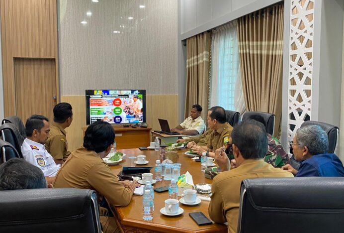 Pemkab Aceh Besar Ikuti Rakor Pengendalian Inflasi dan Percepatan Program Presiden Prabowo