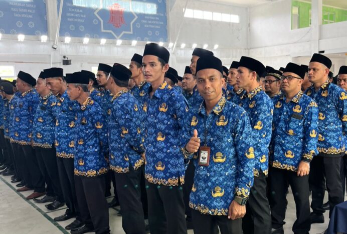 608 PPPK Dilantik Serentak oleh Menteri Agama RI, Kemenag Aceh Timur Serahkan SK Secara Simbolis