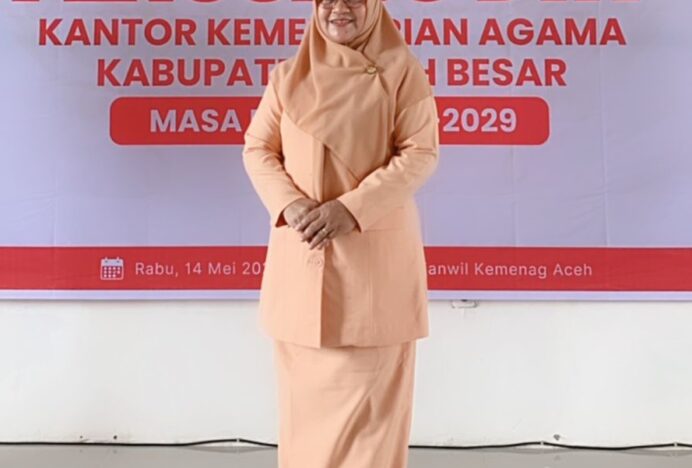 Pengurus DWP Kemenag Aceh Besar Dikukuhkan