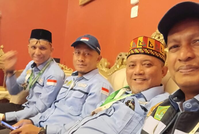 Silaturahmi Hangat Tokoh Aceh di Makkah, Tgk. Sulaiman Asyi Jamu Petugas Haji Aceh