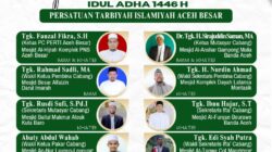 PERTI Aceh Besar Rilis Daftar Imam dan Khatib untuk Idul Adha 1446 H