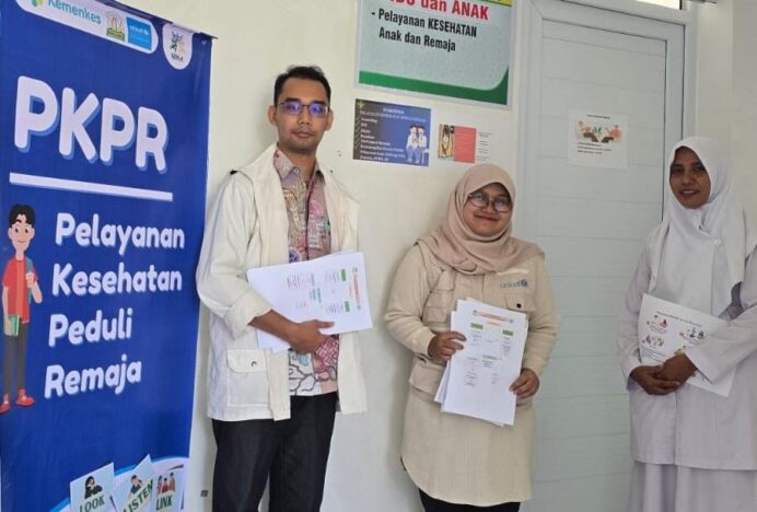 UNICEF Indonesia Monitoring dan Evaluasi Pelaksana ILP di Puskesmas Darul Kamal