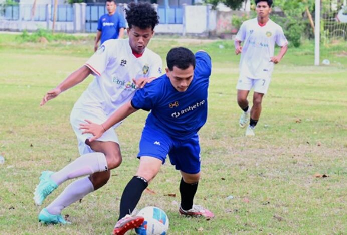 Tim Pra PORA Aceh Besar Berhasil Atasi Permainan Pemain Academy Rampango Banda Aceh