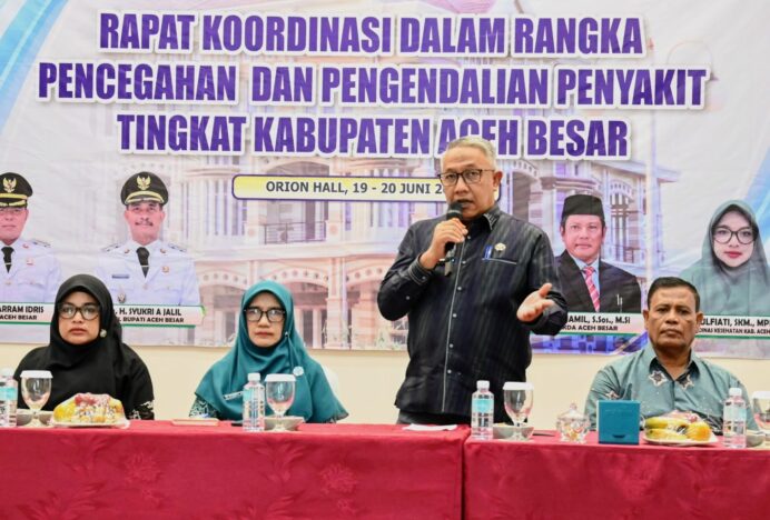 Gelar Rakor, Dinkes Aceh Besar Komit Perkuat Pencegahan dan Pengendalian Penyakit Tahun 2025