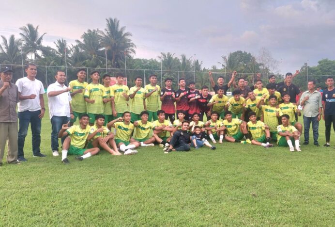 Tim Sepak Bola Pra PORA Aceh Besar Bungkam Tim Tamu Sabang 3-2
