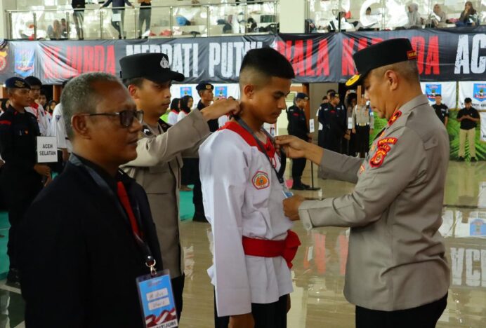 Wakapolda Buka Kejurda Merpati Putih Piala Kapolda Aceh