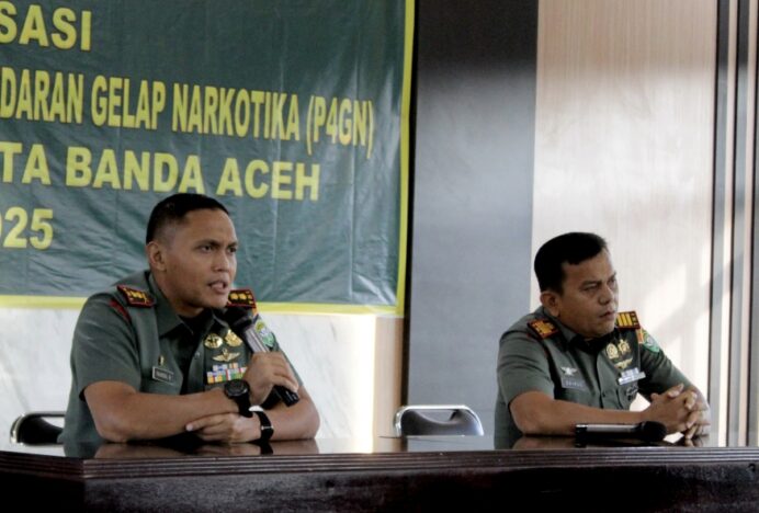 Kodim 0101/KBA Gandeng BNN, Gelar Edukasi Bahaya Narkoba bagi Prajurit dan Keluarga