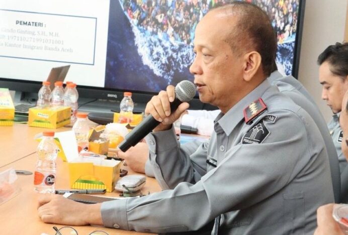 Jadi Narasumber FGD, Kakanim Banda Aceh Tekankan Sinergi Penanganan Pengungsi