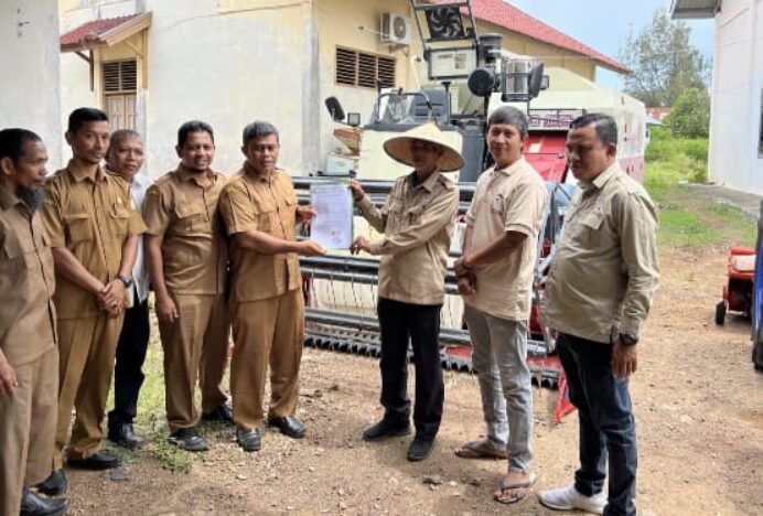 Tani Merdeka Aceh Besar Kawal Alsintan dari Pusat, Petani Tersenyum di Samahani
