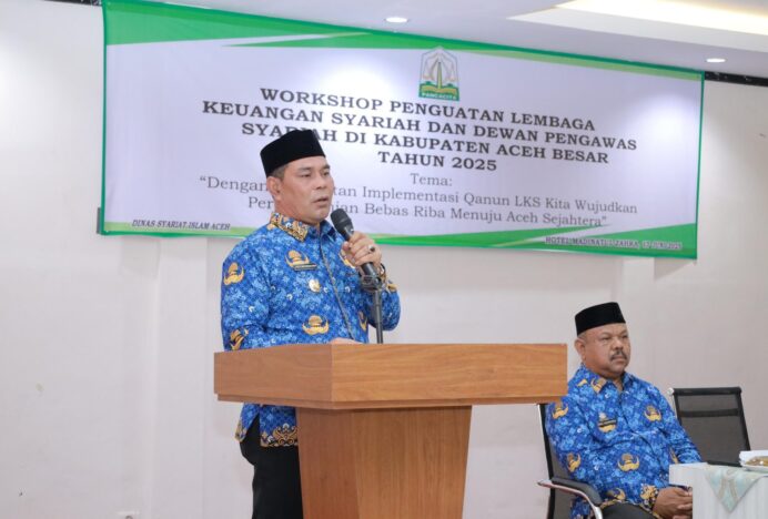 Bupati Aceh Besar Buka Workshop Penguatan LKS dan DPS