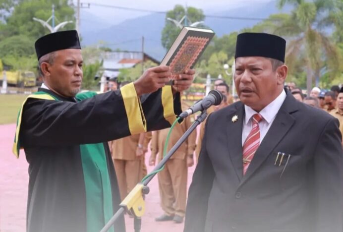 Bahrul Jamil Dilantik Jadi Sekda Aceh Besar, Ini Harapan ASN Kemenag