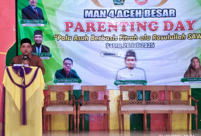 Meniti Jalan Pendidikan yang Berkah: Parenting Day MAN 4 Aceh Besar Bangun Sinergi Orang Tua dan Madrasah
