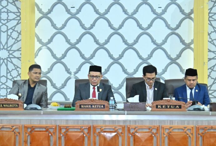 Fraksi DPRK Banda Aceh Sampaikan Pandangan Terkait Raqan RPJM 2025-2029