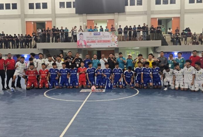 Tim Futsal Pra PORA Aceh Besar Imbangi Tuan Rumah Aceh Barat 1-1