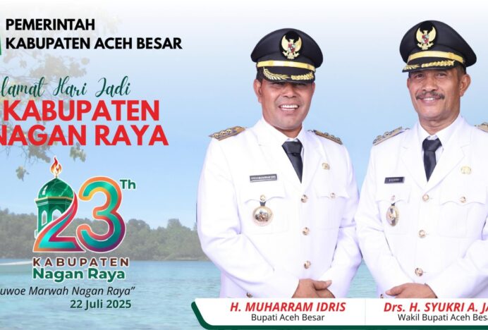 Bupati Syech Muharram Ucapkan Selamat HUT Ke 23 Nagan Raya