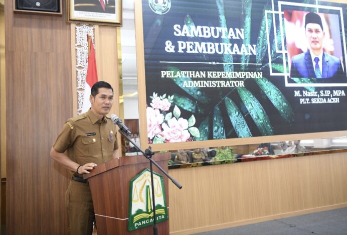 Plt Sekda Aceh Minta Pejabat Administrator Adaptif dengan Era Digital dalam Bekerja