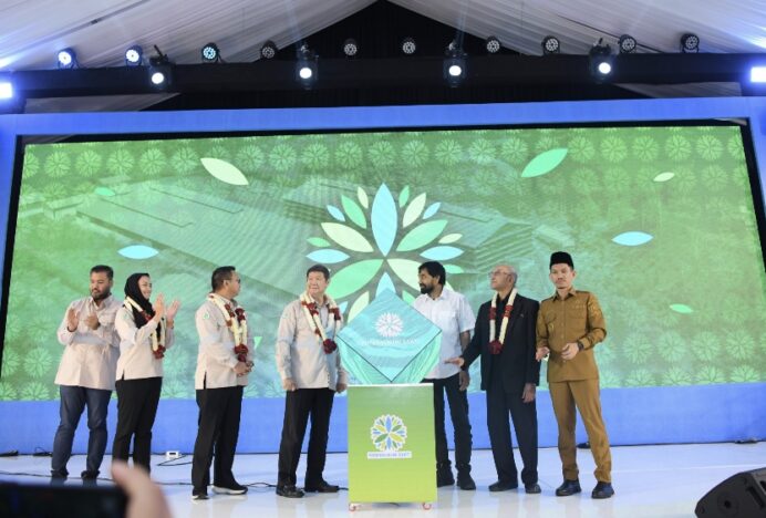 Gubernur Aceh Resmikan Pabrik Karet PT Potensi Bumi Sakti di Aceh Barat