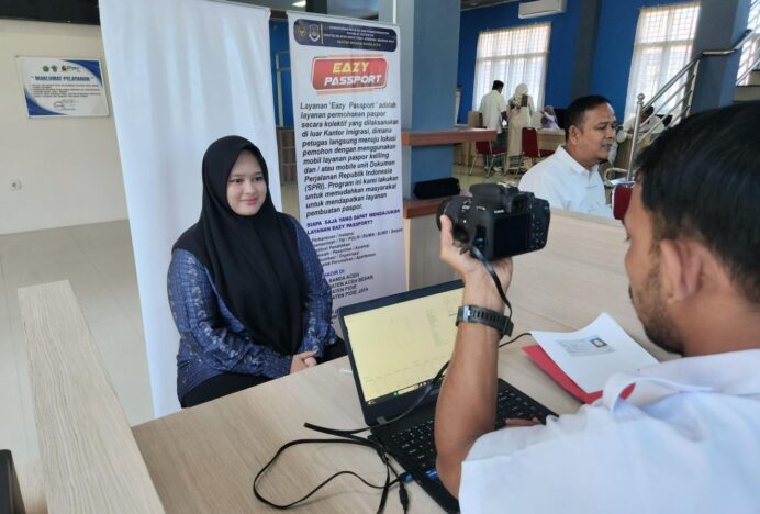 Imigrasi Banda Aceh Gelar Layanan Eazy Paspor di MPP Pidie