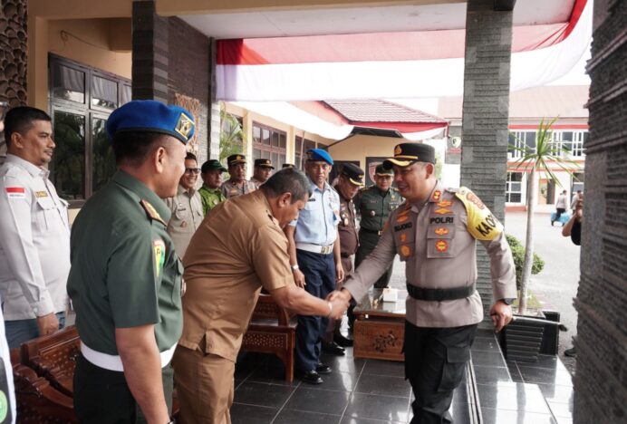 Plt Sekda Aceh Besar Hadiri Apel Gelar Pasukan Operasi Patuh Seulawah 2025
