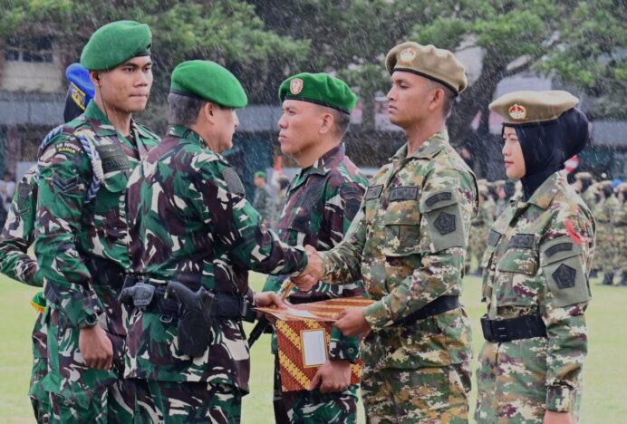 Pangdam IM Tutup Pendidikan Dasar Militer dan Pelatihan Manajerial SPPI Batch-3 di Banda Aceh
