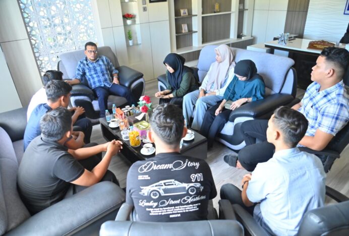 Wakil Ketua DPRK Banda Aceh Terima Audiensi Pengurus Tenis Meja Jelang Pra-PORA