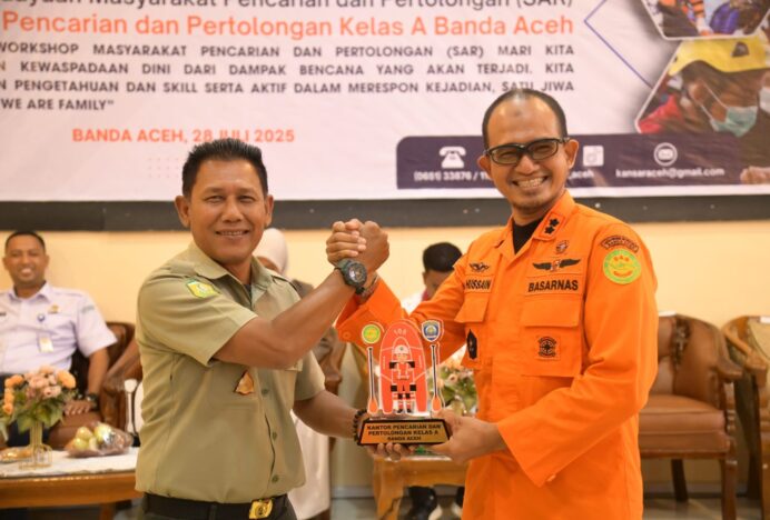 Kalaksa BPBD Aceh Besar Hadiri Workshop Search And Rescue
