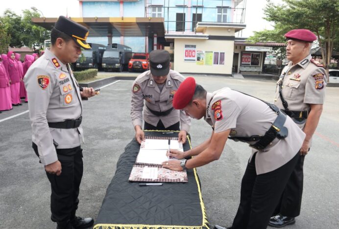 Empat Jabatan Strategis di Polres Aceh Tenggara Berganti
