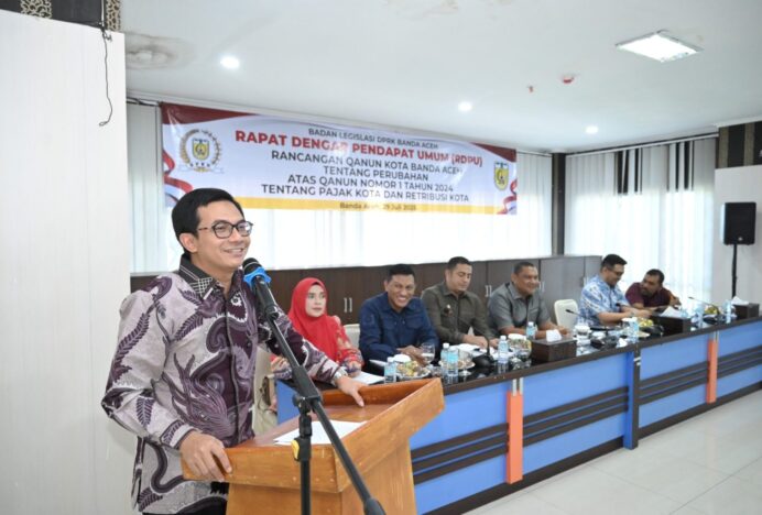 Banleg DPRK Banda Aceh Gelar RDPU Raqan Tentang Pajak dan Retribusi Kota