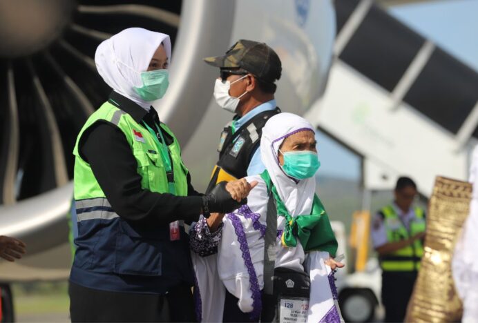 391 Jemaah Kloter 10 Pulang ke Tanah Rencong, Tiga Masih Jalani Perawatan