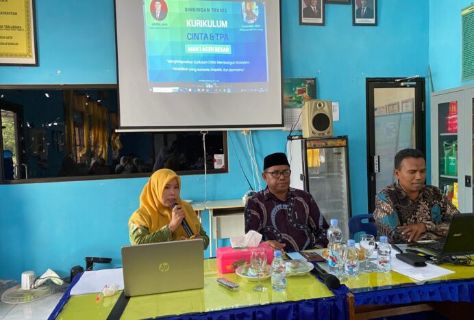 Guru MAN 1 Aceh Besar Ikuti Bimtek Kurikulum Berbasis Cinta