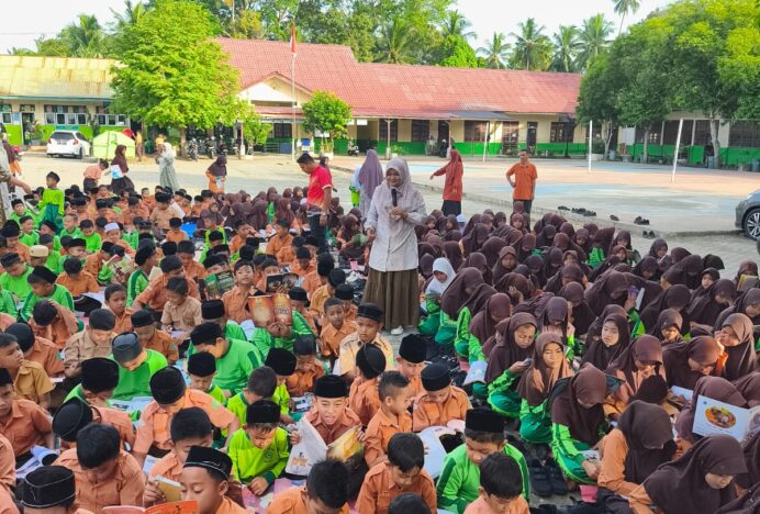MIN 5 Aceh Besar Giatkan Literasi Ceria di Akhir Pekan Bersama 500 Siswa
