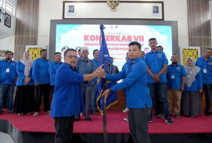 Firman Zubir Kembali Pimpin PWI Pidie Periode 2025-2028