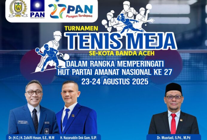 Wakil Ketua DPRK Banda Aceh Gelar Aneka Kegiatan Sambut HUT ke-80 RI dan HUT ke-27 PAN