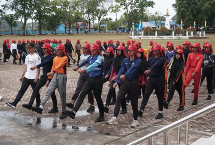 Paskibra Aceh Besar Ikuti Latihan Secara Intensif