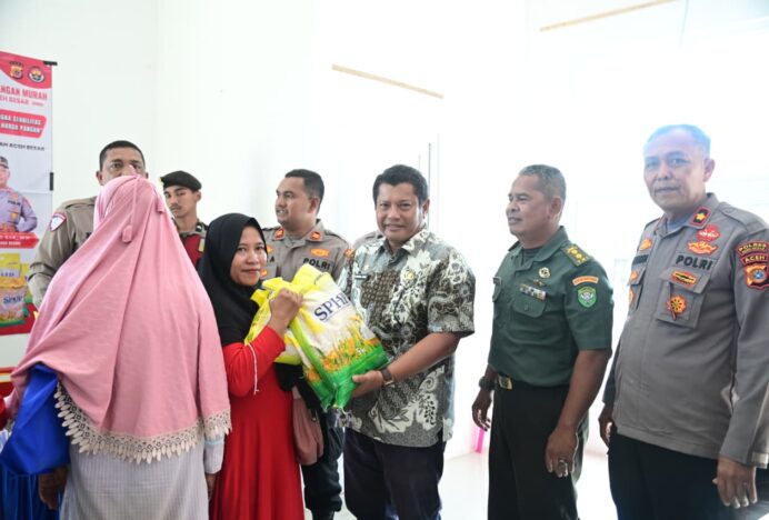 Sekda Aceh Besar Hadiri Kick-off Gerakan Pangan Murah Serentak di Seluruh indonesia