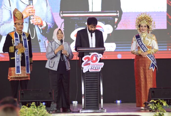 Asisten II Sekda Aceh Besar Hadiri Peringatan 2 Dekade Perdamaian Aceh