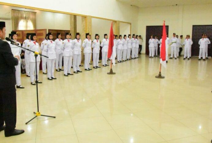 Bupati Aceh Tengah Kukuhkan Paskibraka 2025, Siap Bertugas Pada HUT ke-80 RI