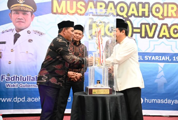 Aceh Besar Pertahankan Juara Umum MQK Aceh